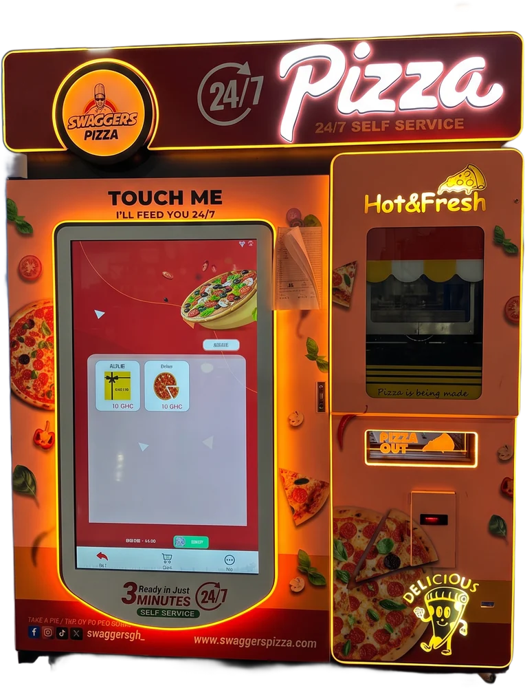 The Swaggers 24/7 pizza machine